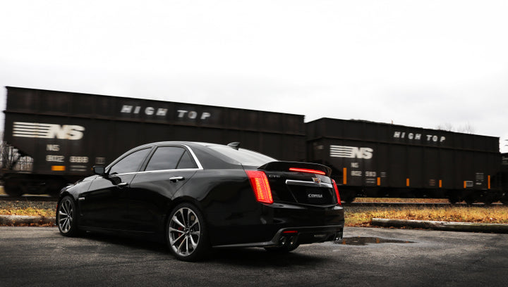 Corsa 2016-2019 Cadillac CTS V 6.2L V8 2.75in Polished Xtreme Axle-Back Exhaust - Bull Strap