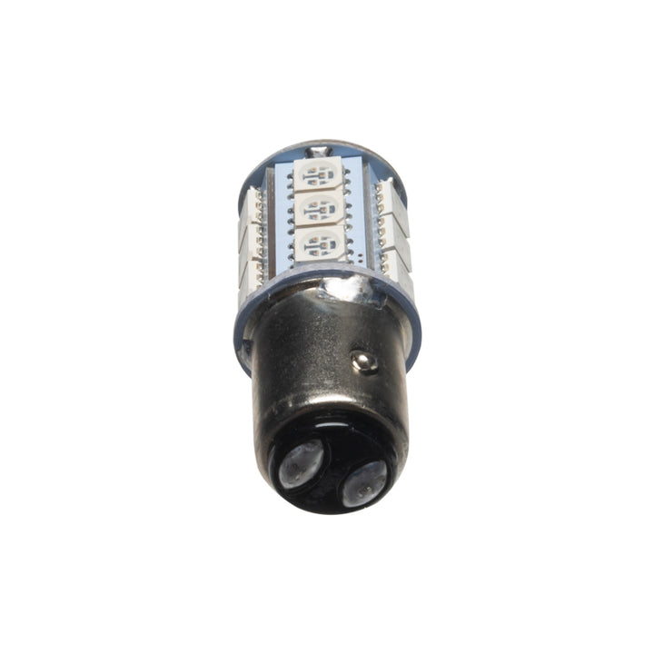 Oracle 1157 18 LED 3-Chip SMD Bulb (Single) - Red - Bull Strap
