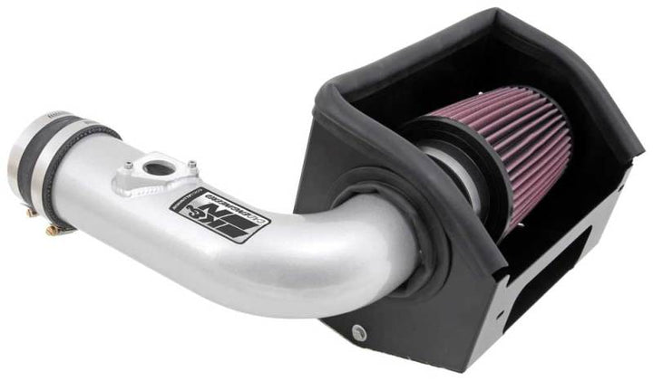 K&N 13 Subaru BRZ 2.0L / 13 Scion FR-S 2.0L Silver 69 Series Typhoon Intake - Bull Strap