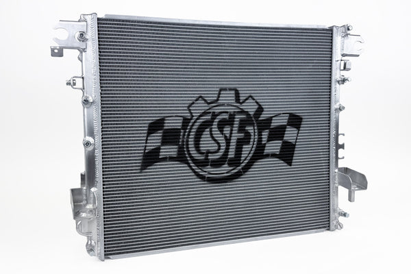 CSF 18-24 Jeep Wrangler 3.6L V6 Heavy Duty 2-Row Radiator - Bull Strap