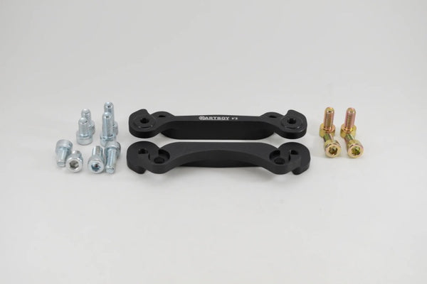 Kartboy 98-07 Subaru Impreza/02-05 Subaru WRX/00-09 Subaru Legacy Rear 2-Pot Big Brake Adapters - Bull Strap