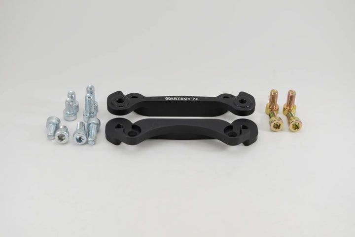 Kartboy 98-07 Subaru Impreza/02-05 Subaru WRX/00-09 Subaru Legacy Rear 2-Pot Big Brake Adapters - Bull Strap