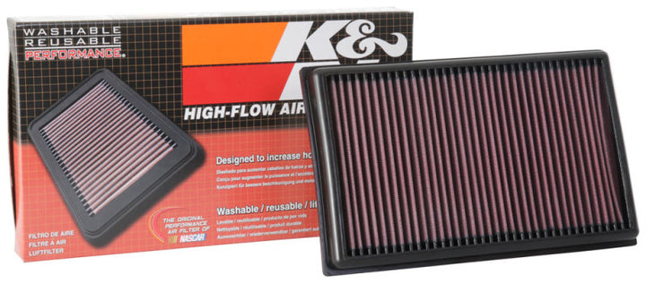 K&N 2017+ Audi A3 1.5L L4 Drop In Air Filter - Bull Strap