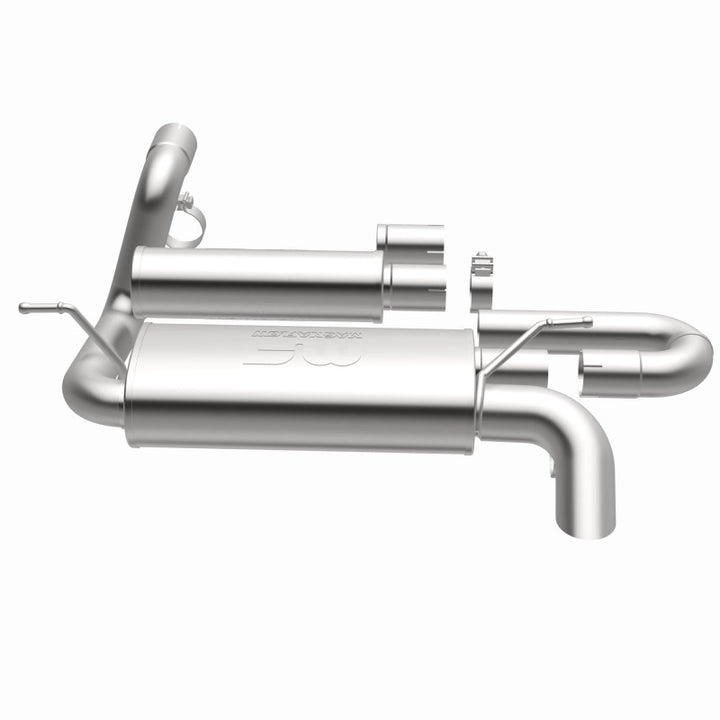 MagnaFlow 18-23 Jeep Wrangler JL 2.0L/3.6L Overland Series Axle-Back Exhaust - Bull Strap