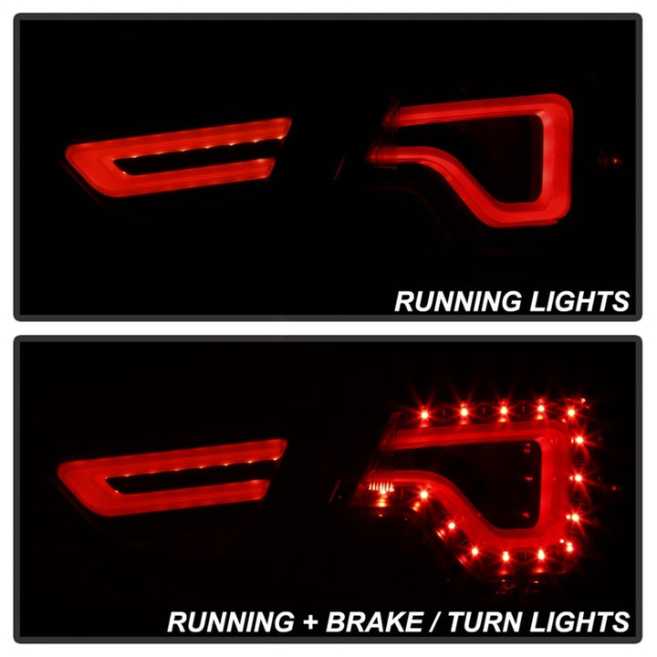 xTune 14-18 Chevy Impala (Excl 14-16 Limited) LED Tail Lights - Black Smoke (ALT-JH-CIM14-LBLED-BSM) - Bull Strap