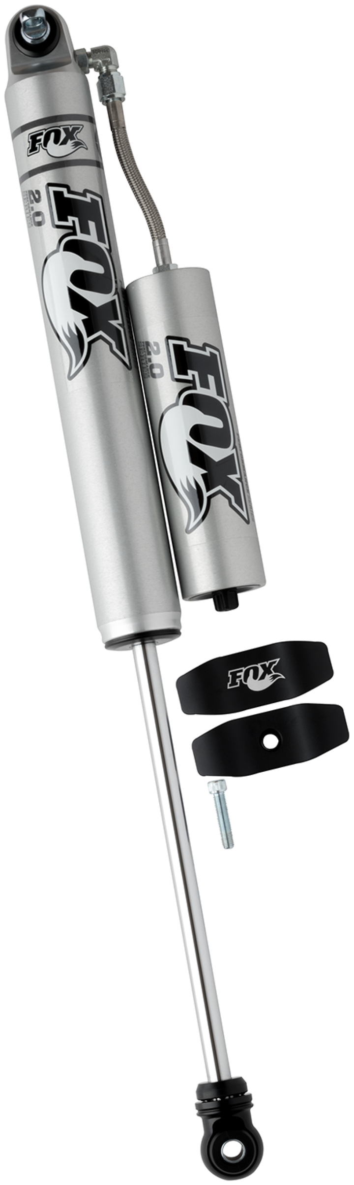 Fox 07+ Jeep JK 2.0 Performance Series 11.6in. Smooth Body Remote Reservoir Rear Shock / 4-6in. Lift - Bull Strap