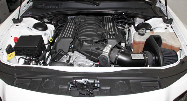 K&N 11-13 Dodge Challenger V8/12-13 Charger V8 / 12-13 Chrysler 300 Black Performance Intake Kit - Bull Strap