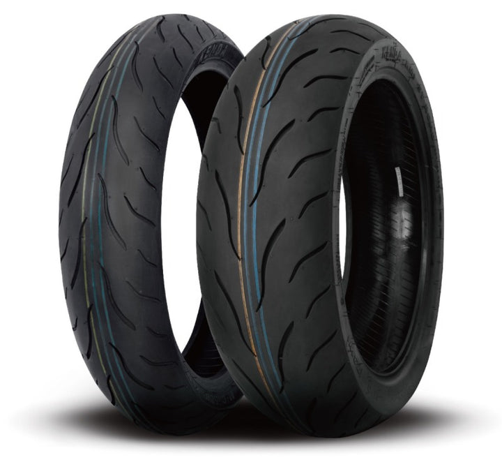 Kenda KM1 Sport Touring Radial Rear Tire - 190/50ZR17 4PR 73W TL 144R2061 - Bull Strap