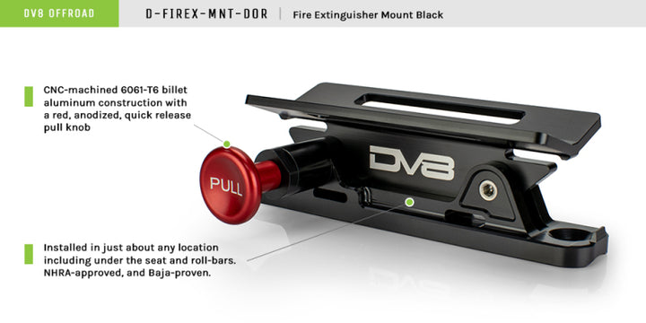 DV8 Offroad Quick Release Fire Extinguisher Mount - Bull Strap