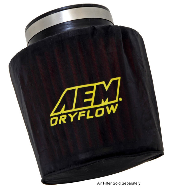 AEM Air Filter Wrap 6 in Base 5 1/4 in Top 5 in Tall - Bull Strap
