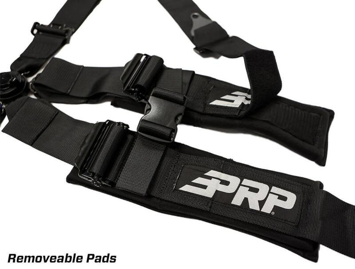 PRP 5.2 Harness(Cam-Lock, SFI Rated) - Black - Bull Strap