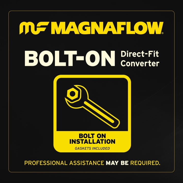 Magnaflow 16-18 Honda Civic L4 OEM Underbody Single Direct Fit Converter - Bull Strap