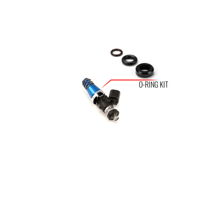 Injector Dynamics O-Ring/Seal Service Kit for Injector w/ 11mm Top Adapter and Denso Lower Cushion - Bull Strap