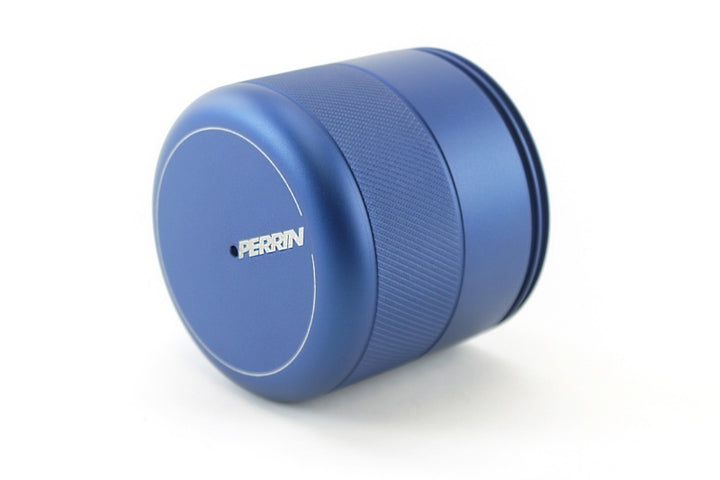 PERRIN 15-25 Subaru WRX & 13-25 BRZ/FR-S/86/GR86 Oil Filter Cover - Blue - Bull Strap