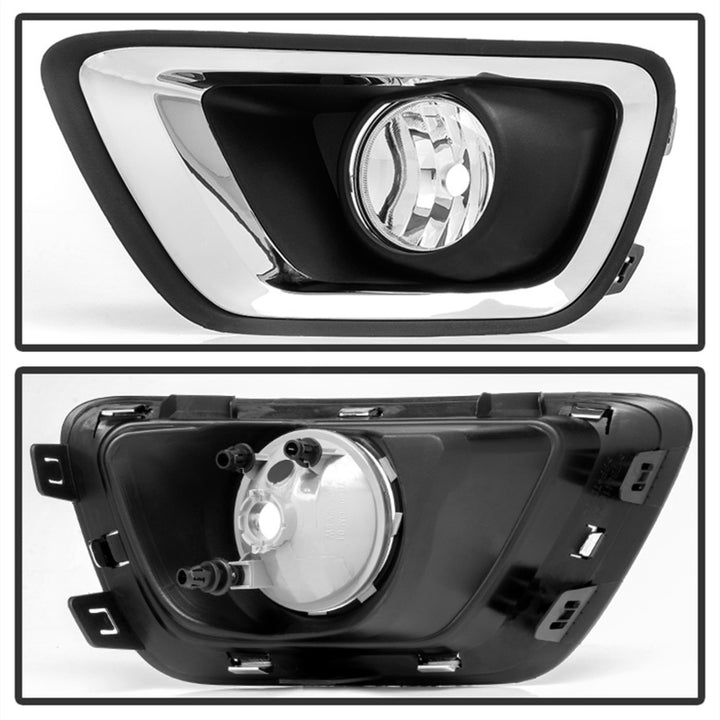 Spyder Chevy Colorado 2015-2017 OEM Fog Lights w/switch - Clear FL-CCOL15-C - Bull Strap