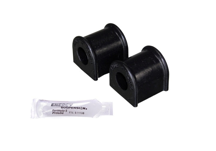 Energy Suspension 86-91 Mazda RX7 Black 14mm Rear Sway Bar Bushings - Bull Strap