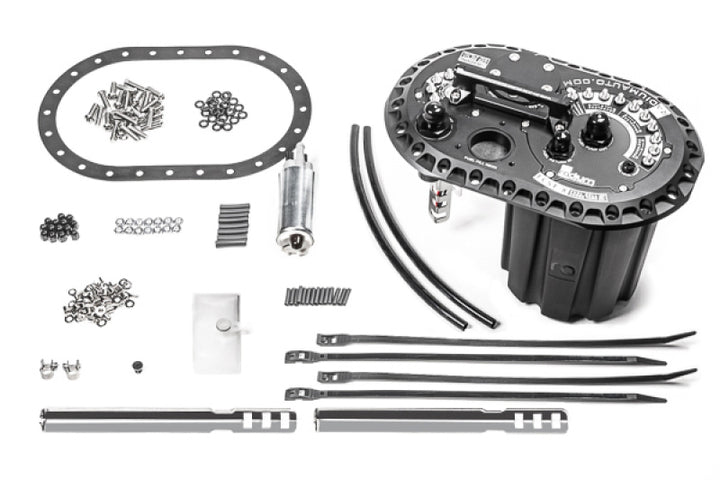 Radium Engineering FCST-X 1 Surge Tank Pumps And 1 Lift Pump Included (Walbro GSS342) - Bull Strap