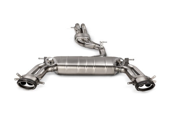Akrapovic 2021+ Audi RS 3 (8Y) Sedan Evolution Line Exhaust (Titanium) - Bull Strap