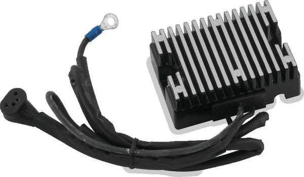 Twin Power 70-75 Big Twin Voltage Regulator Black Replaces H-D 74510-70A 15 Amp - Bull Strap