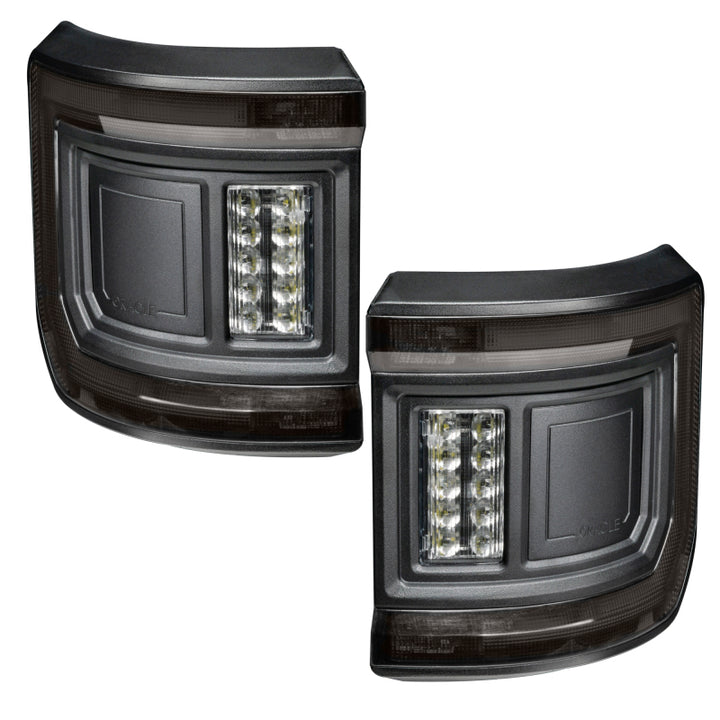 Oracle 2020+ Jeep Gladiator JT Flush Mount LED Tail Lights -  Tinted Lens - Bull Strap