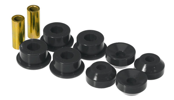 Prothane 88-00 Honda Civic Front Shock Bushings - Black - Bull Strap