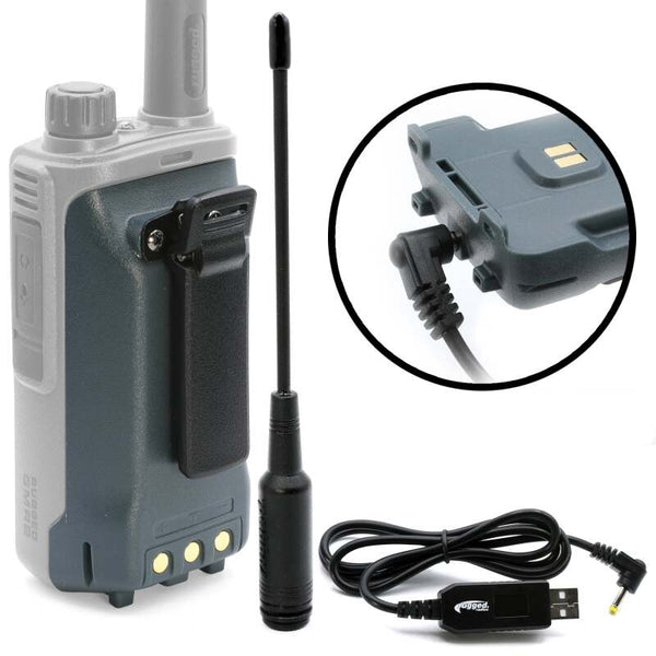 Rugged Radios Long Range Bundle for GMR2 Handheld Radios - Bull Strap