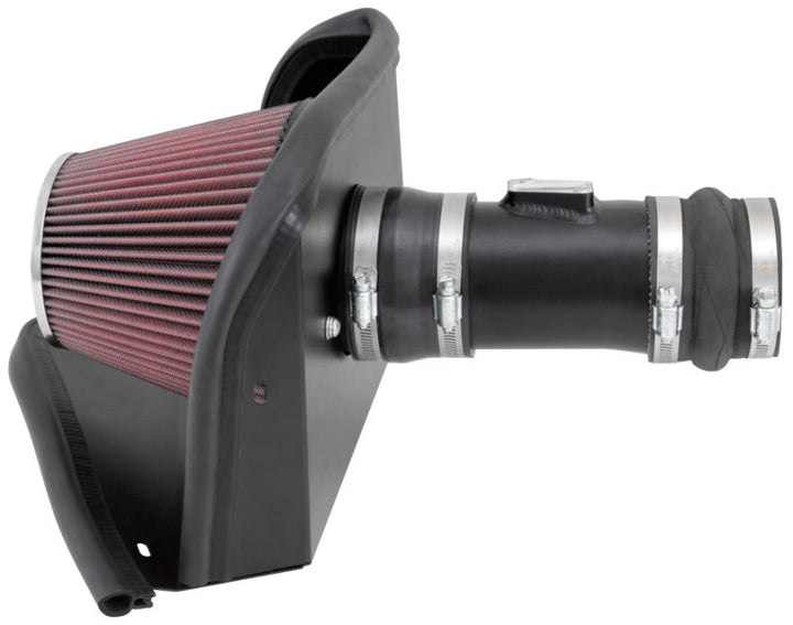 K&N 69 Series Typhoon Performance Intake Kit 13-14 Nissan Altima/Pathfinder 3.5L V6 - Bull Strap