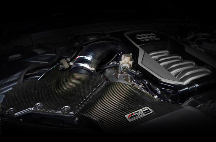 AWE Tuning B8 S5 4.2L S-FLO Carbon Intake - Bull Strap