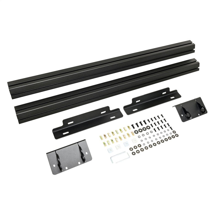 Westin 19-24 Mercedes-Benz Sprinter w/ 170in WB Mesa Roof Rack EXTENSION  ONLY - Tex. Blk - Bull Strap