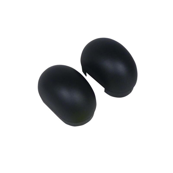Westin Platinum 4 Oval 4 in Tube Step End Cap Kit - Black - Bull Strap