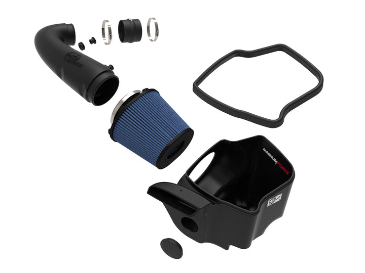 aFe Magnum FORCE Pro 5R Cold Air Intake System 11-19 Jeep Grand Cherokee (WK2) V8-5.7L - Bull Strap