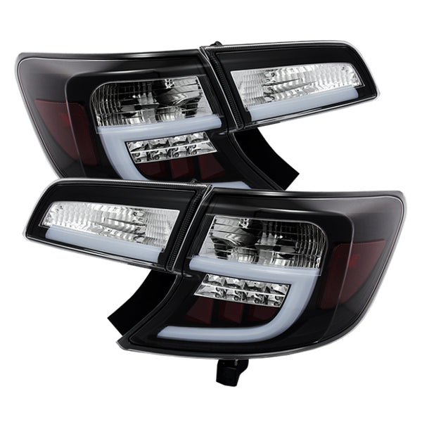 Spyder Toyota Camry 12-14 Light Bar LED Tail Lights Black ALT-YD-TC12-LBLED-BK - Bull Strap