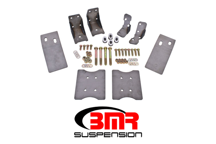 BMR 79-04 Fox Mustang Torque Box Reinforcement Plate Kit (TBR002 And TBR003) - Natural - Bull Strap