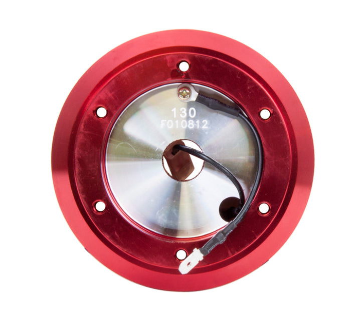 NRG Short Hub Adapter EK9 Civic / S2000 / Prelude - Red - Bull Strap