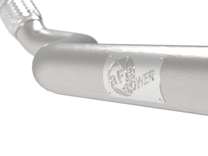 aFe POWER MACH Force-Xp 09-16 Audi A4/A5 B8 L4-2.0L(t) 304 SS 3in. Front Resonator Delete Pipe - Bull Strap