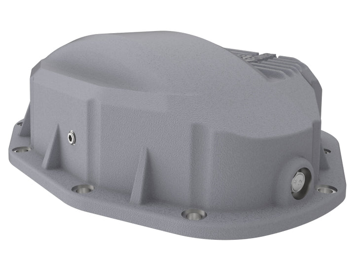 afe Rear Differential Cover (Raw; Street Series); Dodge Diesel Trucks 94-02 L6-5.9L (td) - Bull Strap