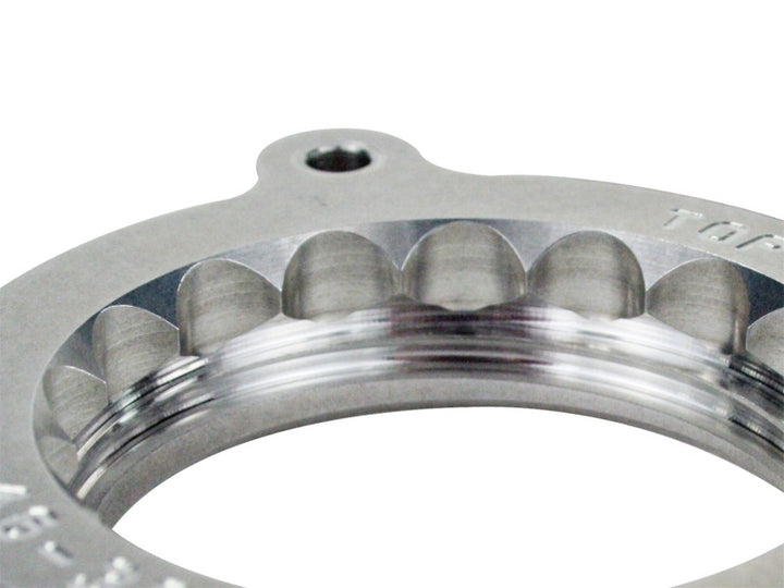 aFe Silver Bullet Throttle Body Spacer 11-12 Ford F-150 V6 3.5L (tt) EcoBoost - Bull Strap