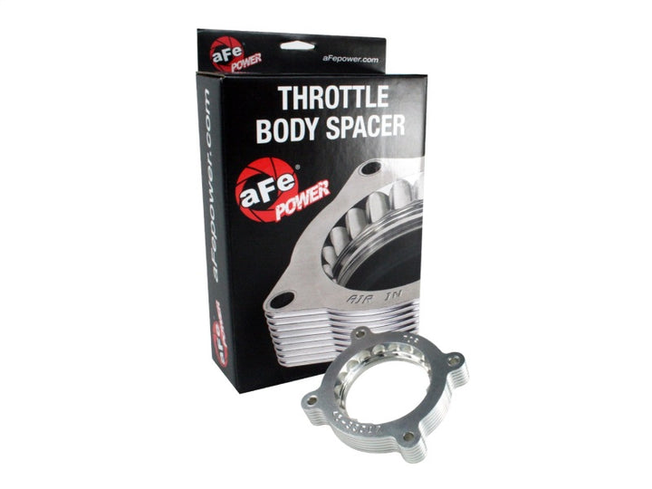 aFe Silver Bullet Throttle Body Spacer 11-12 Ford F-150 V6 3.5L (tt) EcoBoost - Bull Strap