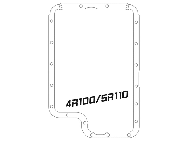 aFe Transmission Pan (Black); Ford Diesel Trucks 03-10 V8-6.0/6.4L (td) - Bull Strap