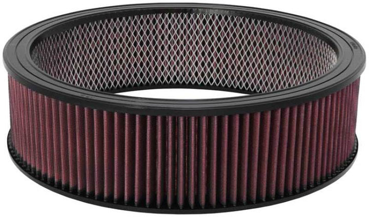 K&N Replacement Drop In Air Filter - 14in OD / 12in ID / 4in H w/ Wire - Bull Strap