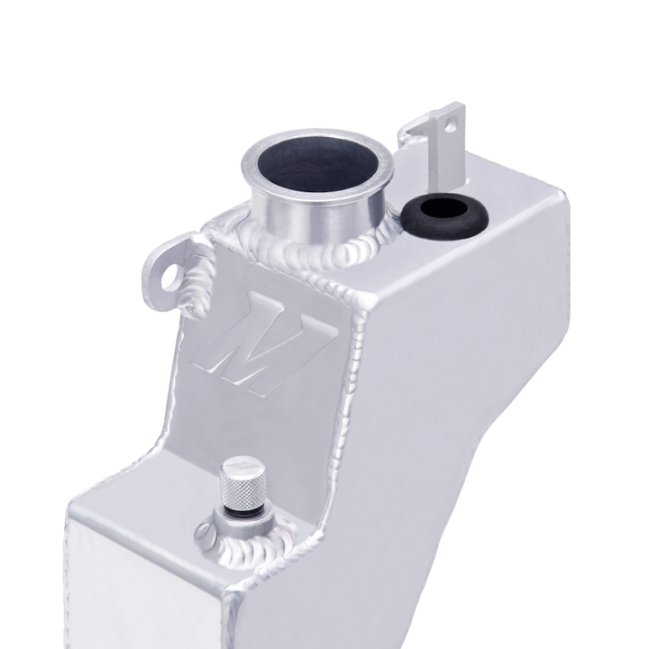 Mishimoto 08+ Subaru WRX/STI Polished Aluminum Coolant Overflow Tank - Bull Strap