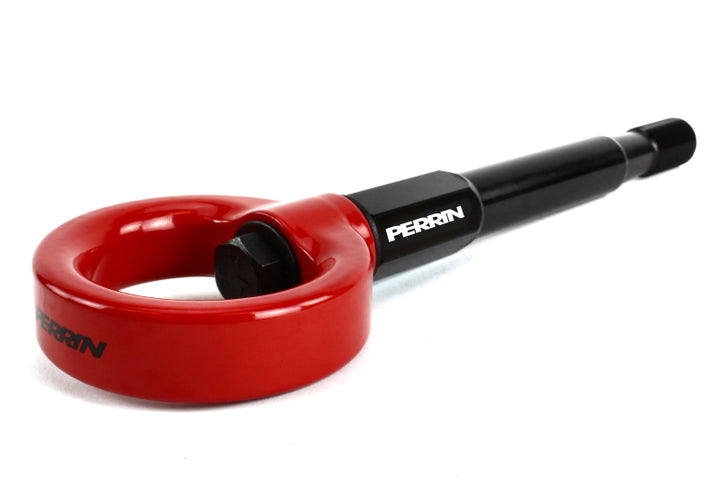 PERRIN 15-21 Subaru WRX/STI Tow Hook Kit (Rear) - Red - Bull Strap