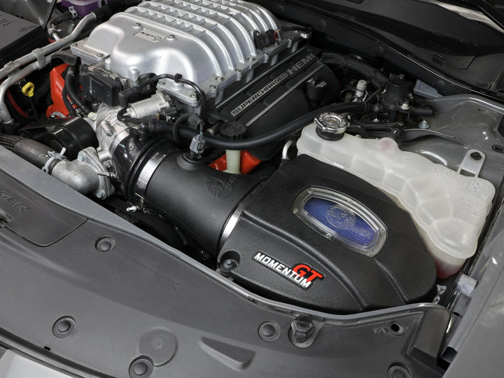 aFe Momentum GT 17-18 Dodge Charger/Challenger SRT Hellcat CAI(w/ Pro 5R Media Filter) - Bull Strap