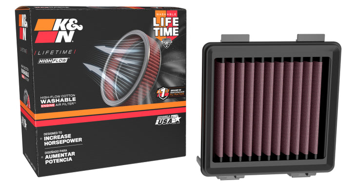 K&N 24-25 KTM 125 Duke Replacement Air Filter - Bull Strap