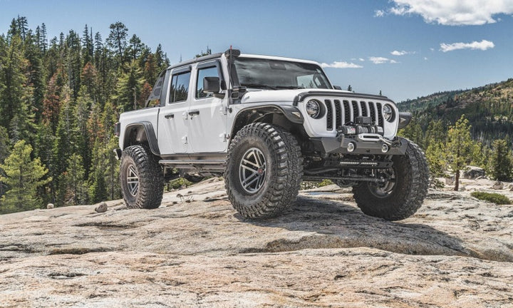 AVS 2018 Jeep Wrangler Unlimited (4-Door) Ventvisor Outside Mount Window Deflectors 4pc - Smoke - Bull Strap
