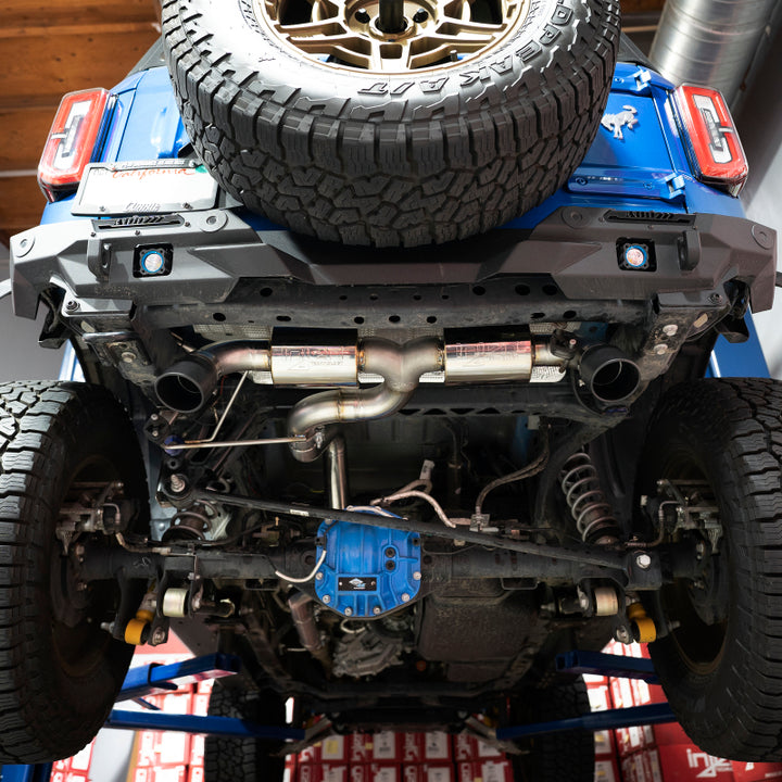 Injen 21-22 Ford Bronco L4-2.3L Turbo/V6-2.7L Twin Turbo  SS Cat-Back Exhaust - Bull Strap