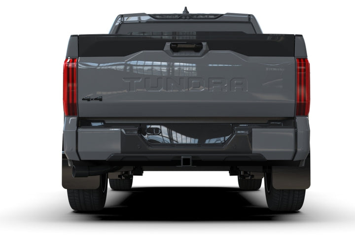 Rally Armor 22-25 Toyota Tundra Black UR Mud Flap w/Metallic Black Logo - Bull Strap