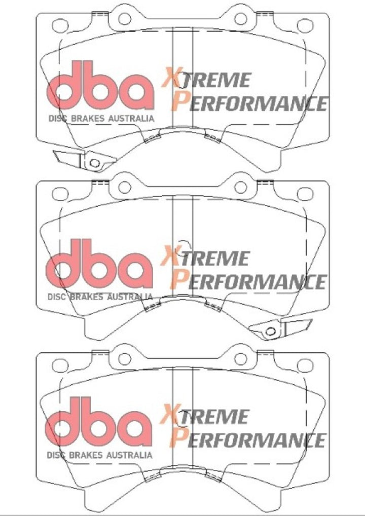 DBA 2015 Toyota Tundra XP650 Front Brake Pads - Bull Strap