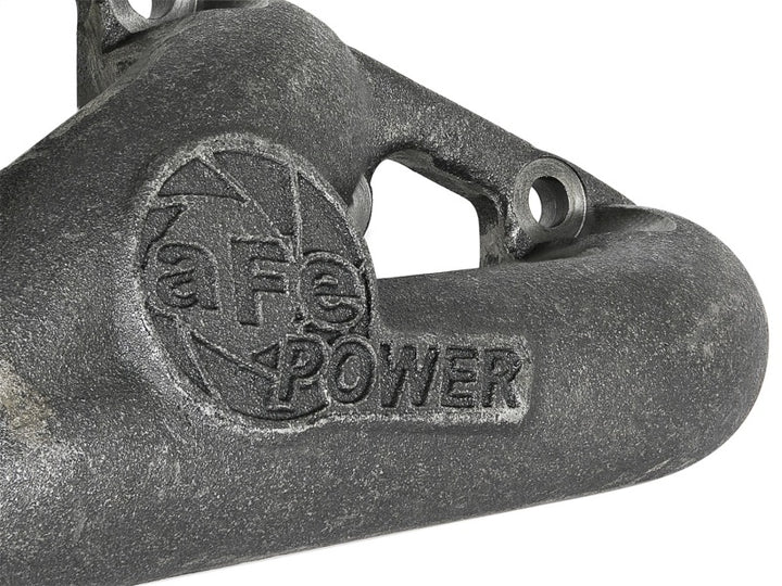 aFe BladeRunner Ported Ductile Iron Exhaust Manifold 07-11 Jeep Wrangler (JK) V6-3.8L - Bull Strap