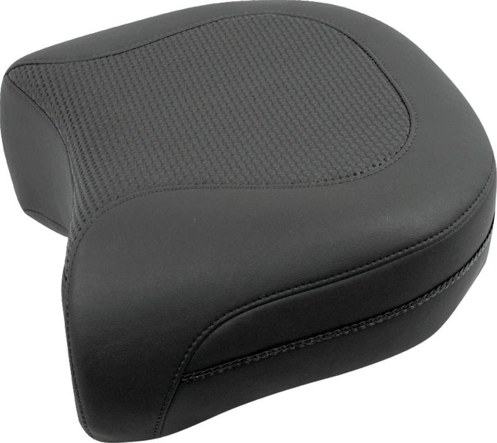 Mustang 83-21 Harley Electra Glide,Rd King Police Standard Touring Passenger Seat Textured - Black - Bull Strap